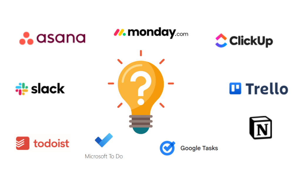 Which Task Management Tool Is Right for You? Todoist, Microsoft To Do, Google Tasks, Asana, Slack, ClickUp, Notion, Trello, monday.com